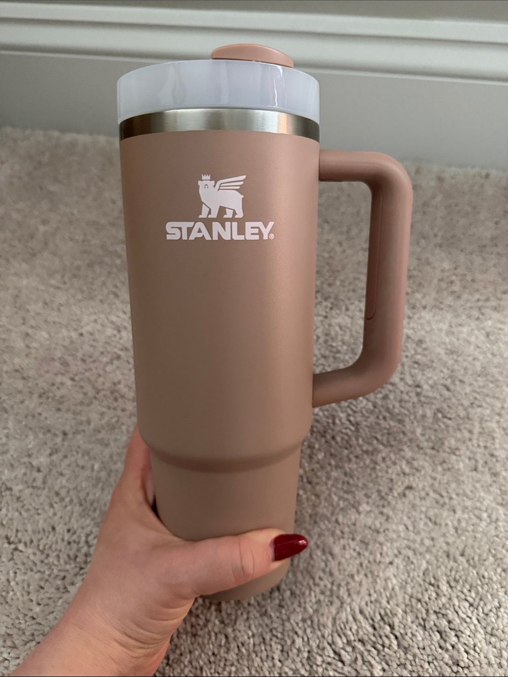 Stanley 30 Ounce Tumbler in Almond Rose